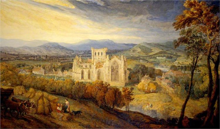 Melrose Abbey, 1807 - Джеймс Ворд