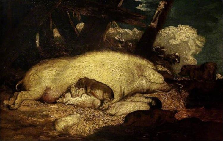 Pigs, 1793 - James Ward