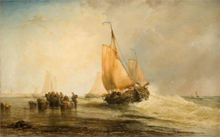 On the Dutch Coast - James Webb
