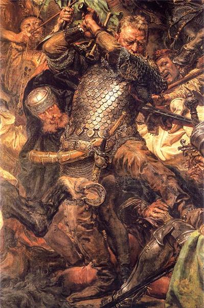 Battle of Grunwald, Jan Zizka (detail) - Ян Матейко