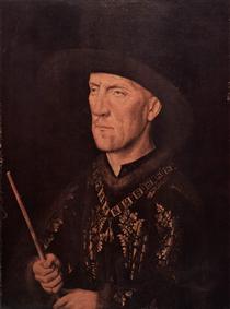 Portrait of Baudouin de Lannoy - Jan van Eyck