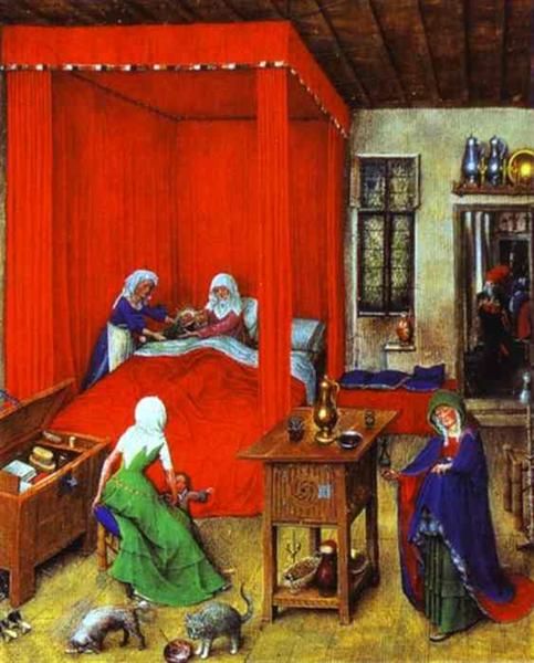 Рождение Иоанна Крестителя, 1422 - Ян ван Эйк