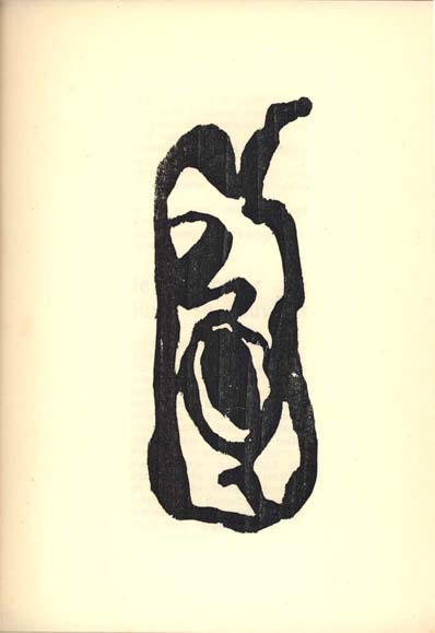 Illustration for Tristan Tzara's "Vingt-cinq poèmes", 1918 - Hans Arp