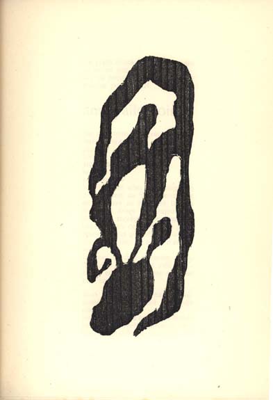 Illustration for Tristan Tzara's "Vingt-cinq poèmes", 1918 - Jean Arp