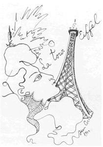 Eiffel Tower - Jean Cocteau