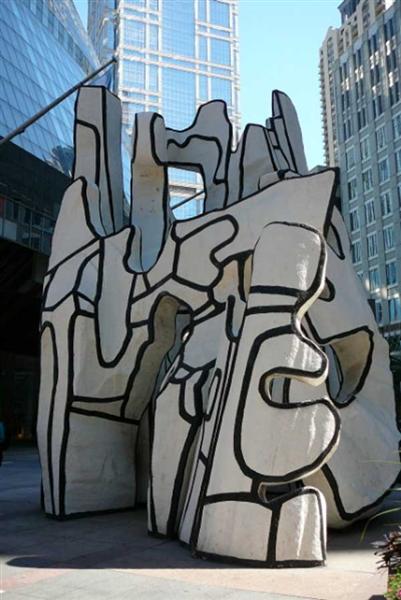 Monument with Standing Beast, 1984 - Jean Dubuffet