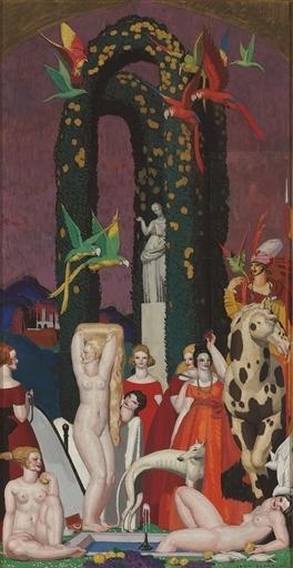 La Femme à L'Ara, 1921 - Jean Dupas
