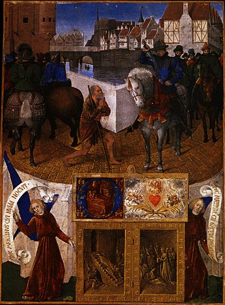 Charity of St. Martin, 1452 - 1460 - Jean Fouquet