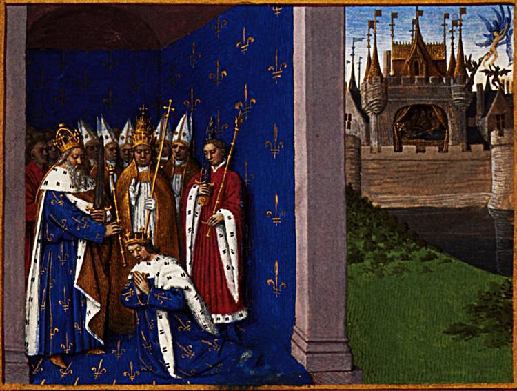 Coronation of Louis the Pious, 1455 - 1460 - Jean Fouquet