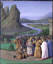 David Learning of the Death of Saul - Jean Fouquet