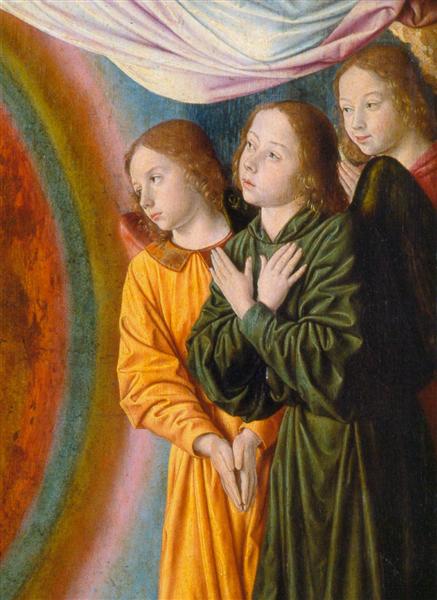 The Moulins Triptych (detail), c.1499 - Жан Хей