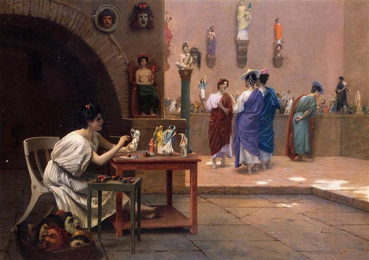 Tanagra Workshop, 1893 - Жан-Леон Жером