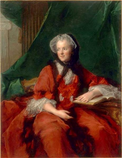 Marie Leszczyńska, Queen of France, Reading the Bible, 1748 - Jean-Marc Nattier