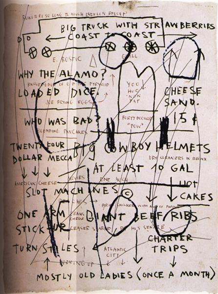 Mostly Old Ladies, 1982 - Jean-Michel Basquiat