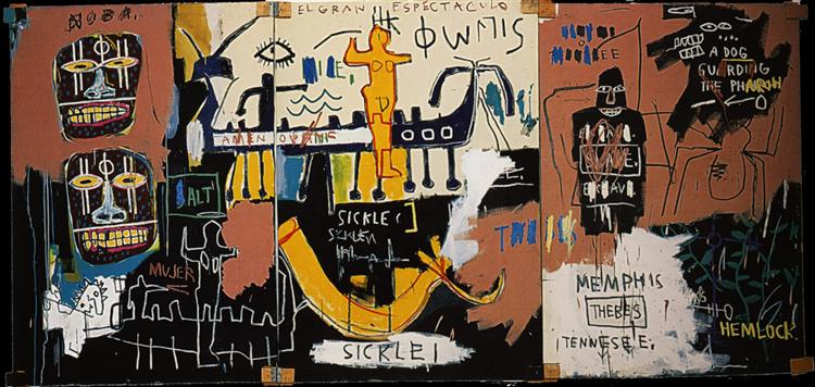 The Nile, 1983 - Jean-Michel Basquiat