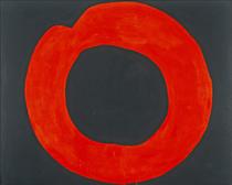 Red Circle on Black - Jirō Yoshihara