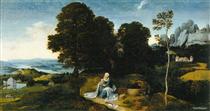 Landscape with The Flight into Egypt - Joachim Patinier