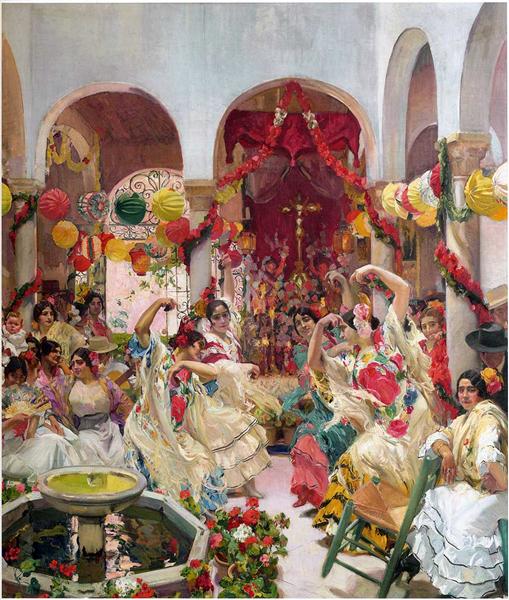 Seville, the Dance, 1915 - 霍金‧索羅亞