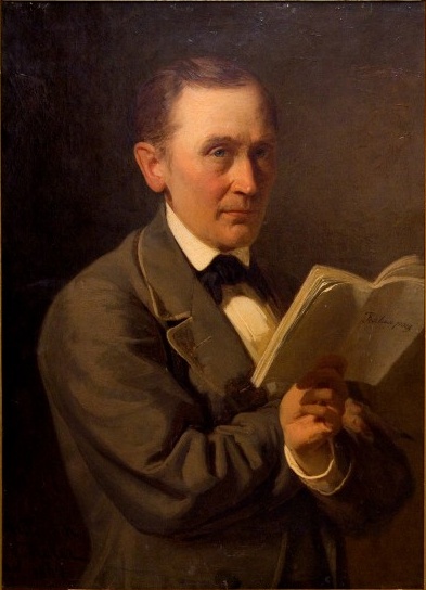 Friedrich Reinhold Kreutzwald reading The Kalevipoeg in manuscript, 1864 - Johann Koler