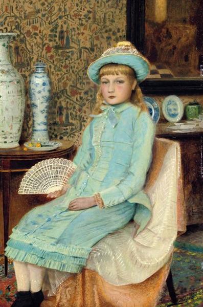 Blue Belle, 1877 - John Atkinson Grimshaw