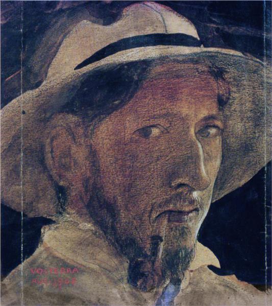 Self-portrait, 1908 - 约翰·鲍尔