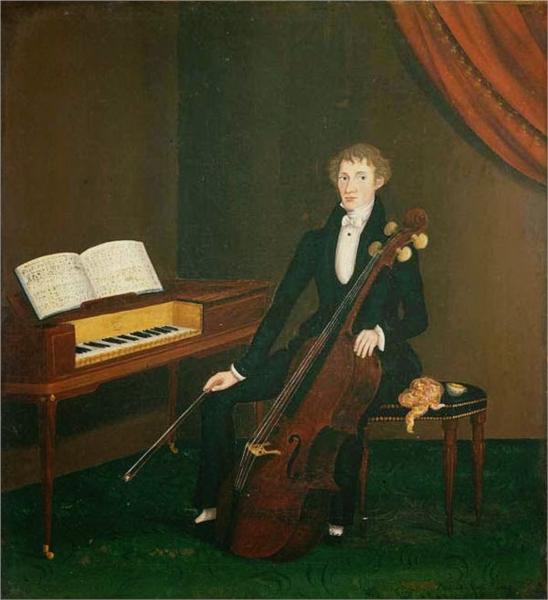 The Cellist, 1832 - Джон Брэдли