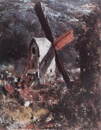 A Windmill near Brighton - John Constable