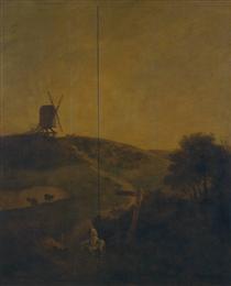 A Windmill near Norwich - Джон Кром