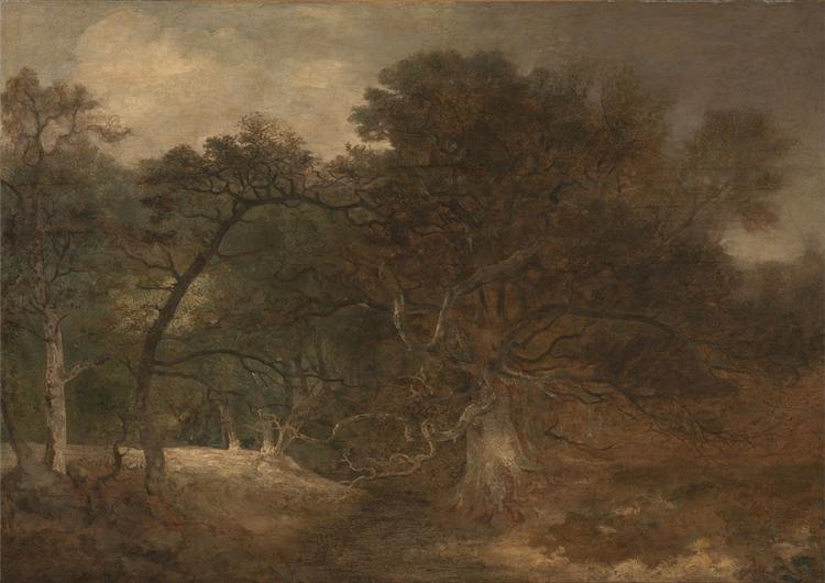 Woodland Landscape near Norwich, 1812 - Джон Кром