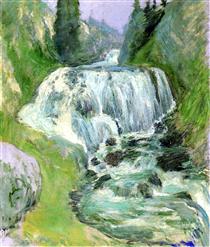 Cascades Waterfall - John Henry Twachtman