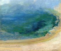 Edge of the Emerald Pool, Yellowstone - John Henry Twachtman