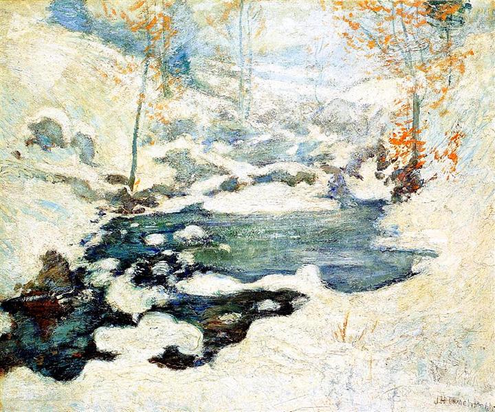 Icebound, c.1890 - c.1895 - John Henry Twachtman