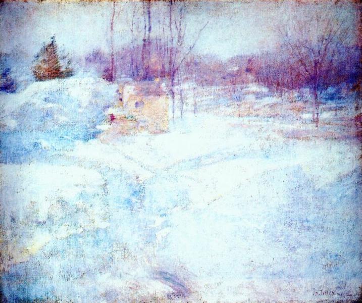 Winter, c.1890 - Джон Генрі Твахтман (Tуоктмен)