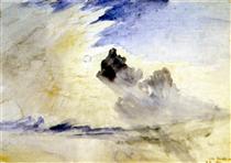 Cloud Study over Coniston Water - John Ruskin