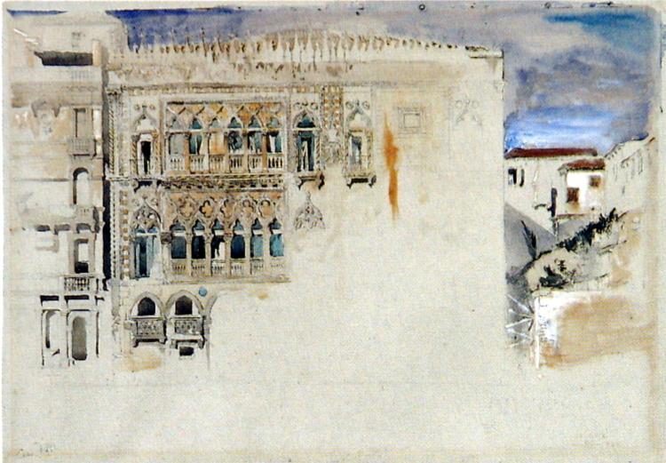 The Casa d Oro Venice, 1845 - John Ruskin