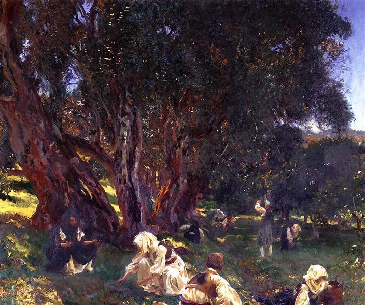 Albanian Olive Pickers, 1909 - Джон Сингер Сарджент