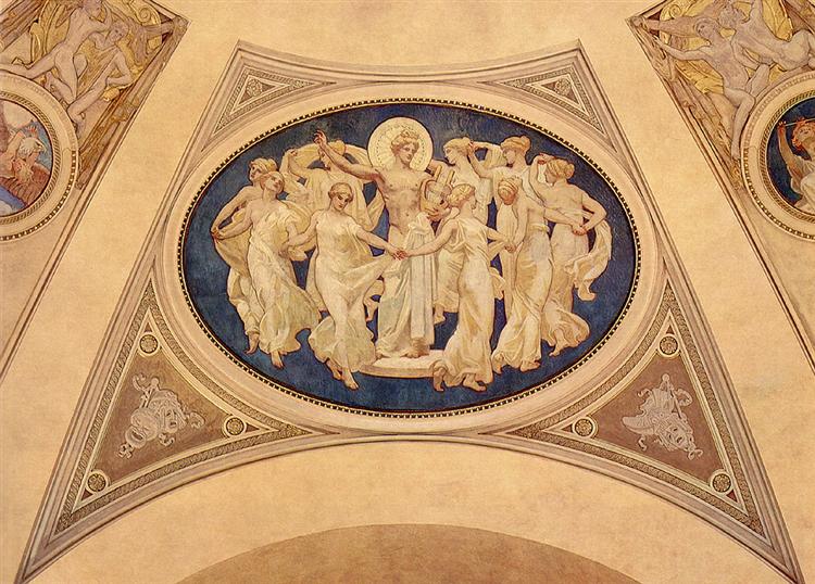 Apollo and the Muses, 1921 - Джон Сингер Сарджент