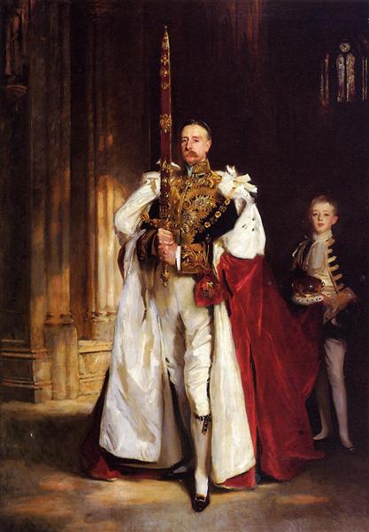Charles Stewart, Sixth Marquess of Londonderry, Carrying the Great Sword of State at the Coronat, 1904 - 薩金特