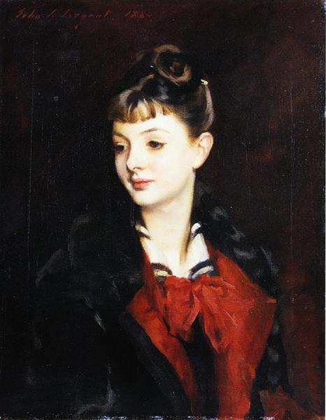 Portrait of Mademoiselle Suzanne Poirson, 1884 - Джон Сінгер Сарджент
