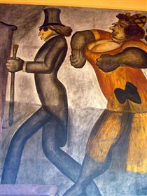 The Making Of A Fresco Showing The Building Of A City 1931 Diego Rivera Wikiart Org