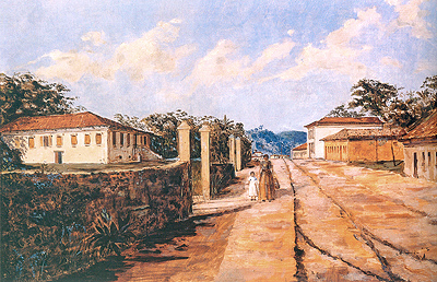 Rua de São Paulo Antigo (Rua da Consolação no século XIX) - José Ferraz de Almeida Júnior