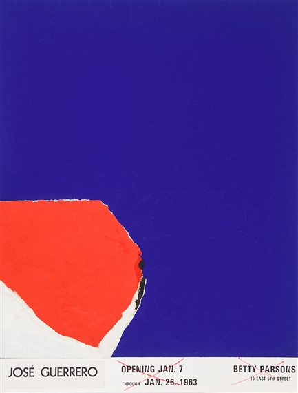 Composition, 1963 - José Guerrero