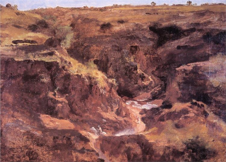 Barranca del Agua Santa, 1874 - Хосе Мария Веласко