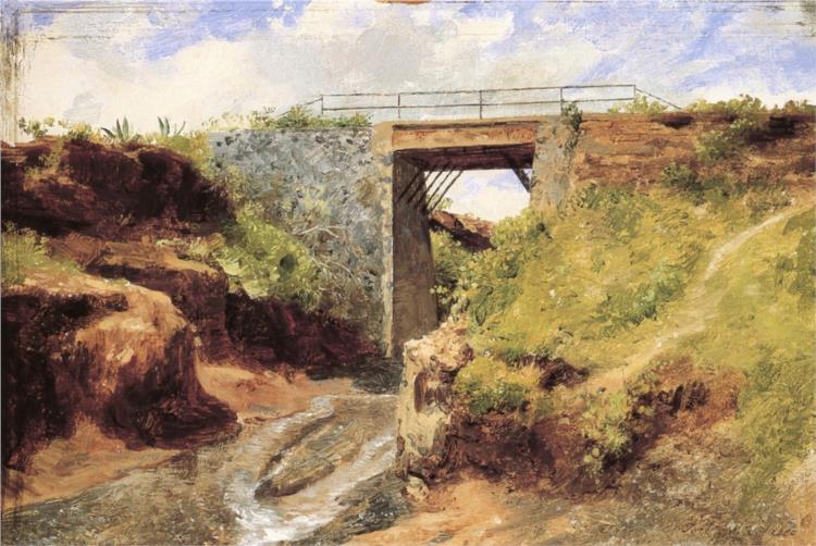 Puente de la Barranca del Muerto, 1898 - Хосе Марія Веласко