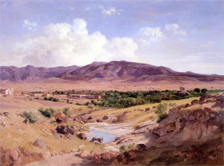 Vista de Mitla, 1888 - Хосе Мария Веласко
