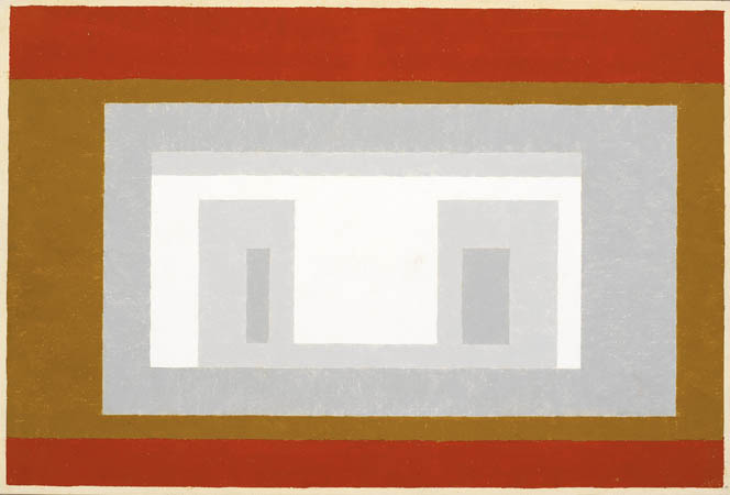 Variant/Adobe: Settled, 1954 - Josef Albers