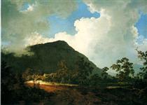 Landscape near Bedgellert - Joseph Wright
