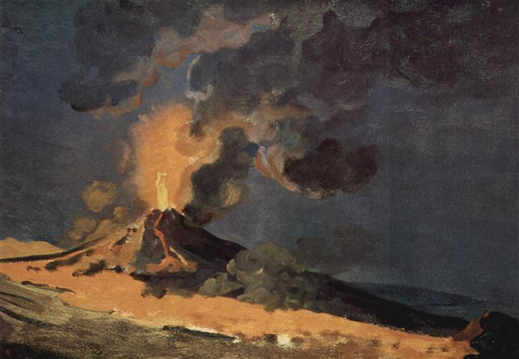 The Eruption of Vesuvius - Джозеф Райт