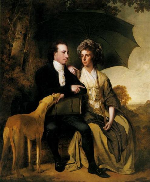 Thomas Gisborne and His Wife Mary, 1786 - Joseph Wright of Derby