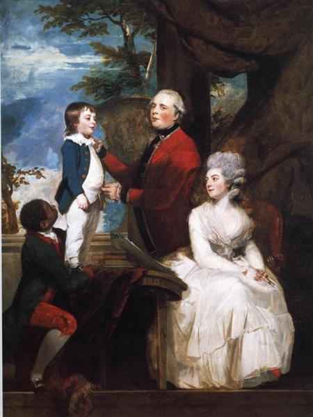 George Grenville, Earl Temple, Mary, Countess Temple, and Their Son Richard, 1780 - 1782 - Джошуа Рейнольдс